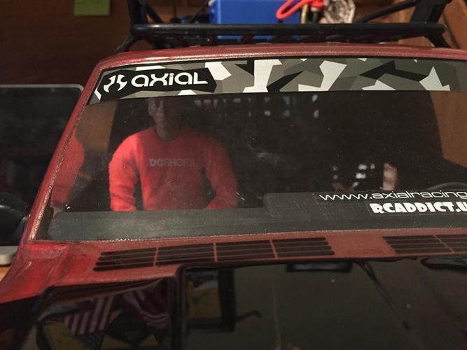 SCX-10.2 Driver/Passenger Seat and Mount (KIT VERSION) 3D Print 114593