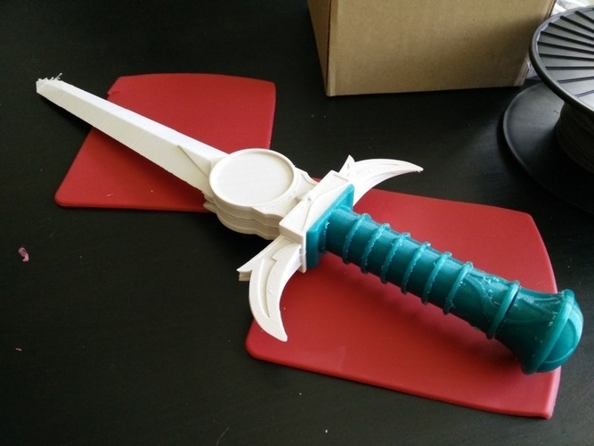 Sword of Omens (Dagger) ...or Fridge Magnet 3D Print 114607