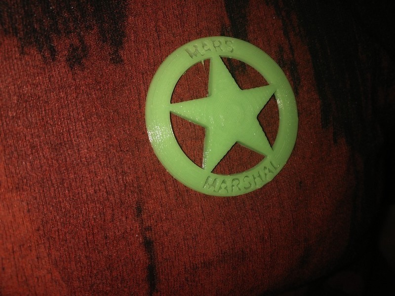 Marshal on Mars, Marshal badge
