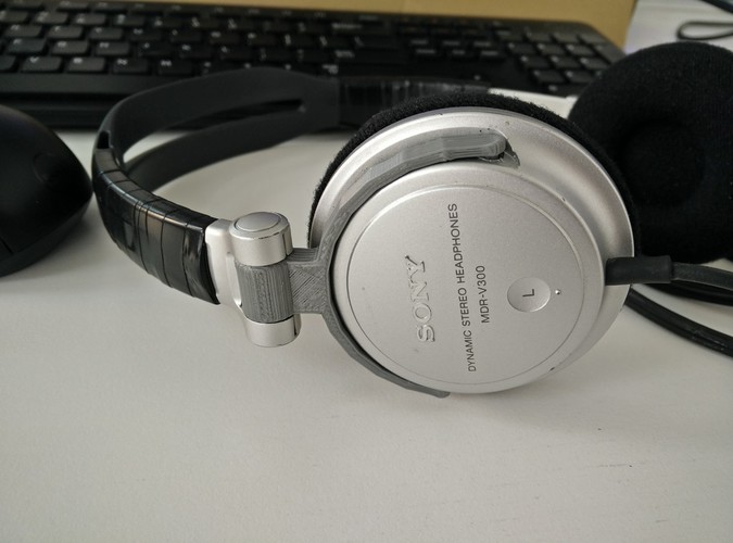 Replacement speaker yolk (Left side) for Sony MDR-V300 Headphone 3D Print 114630
