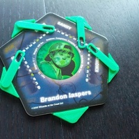 "Windowed Claws": 3D Printed Character Tracks for Betrayal at th - Thumbnail 2