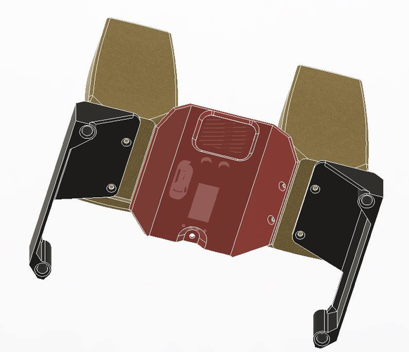 SCX-10.2 Driver/Passenger Seat and Mount (KIT VERSION) 3D Print 114691