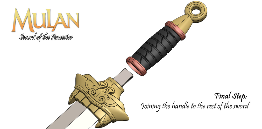 Mulan's Sword 3D Print 114863