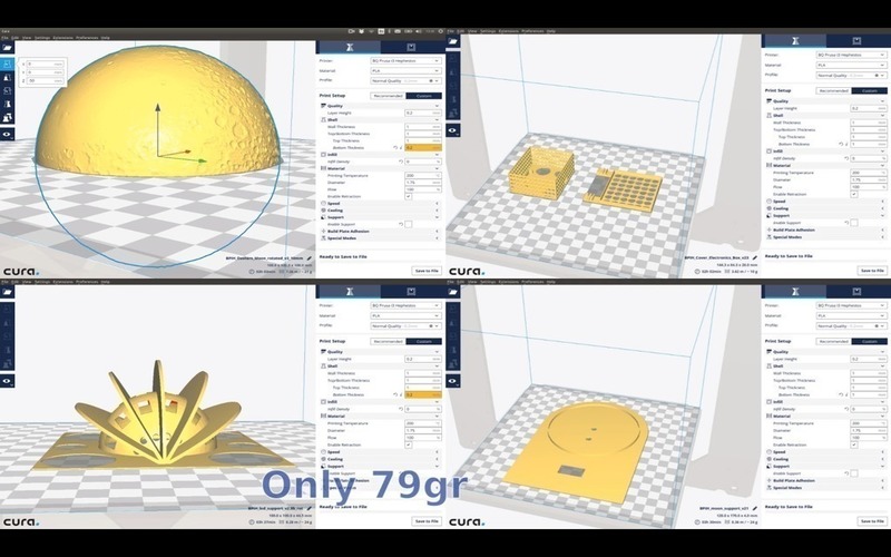 3Dprinted Lunar Phase Clock 3D Print 115014