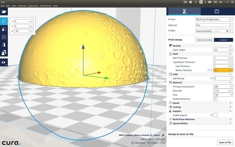 3Dprinted Lunar Phase Clock 3D Print 115019