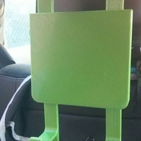 Portable dvd holder headrest adapter for ipad  + Headphone Hook  - Thumbnail 2