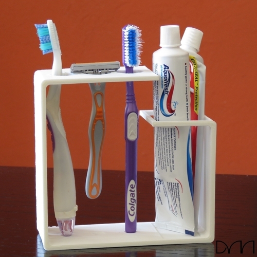Modern Toothbrush Holder 3D Print 115088