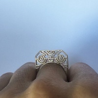 Men's ring tribal - Thumbnail 2