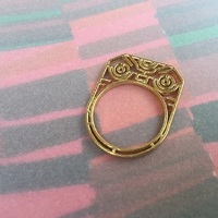 Men's ring tribal - Thumbnail 3
