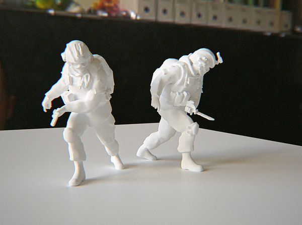 Modern Soldier with Knife