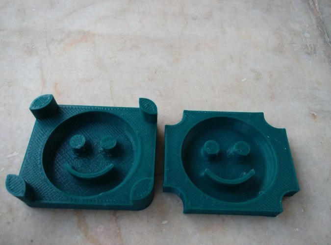 smiley potato mold 3D Print 115281
