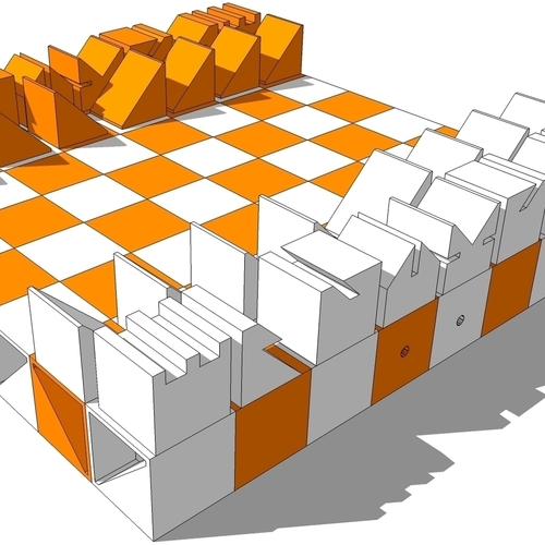 folding chess set