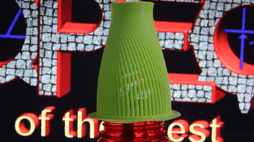 WKP Helical Vase -01 3D Print 115410