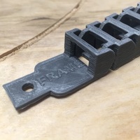 Small Yet Another Folger Tech 2020 i3 Y Axis Cable Chain Ends 3D Printing 115424