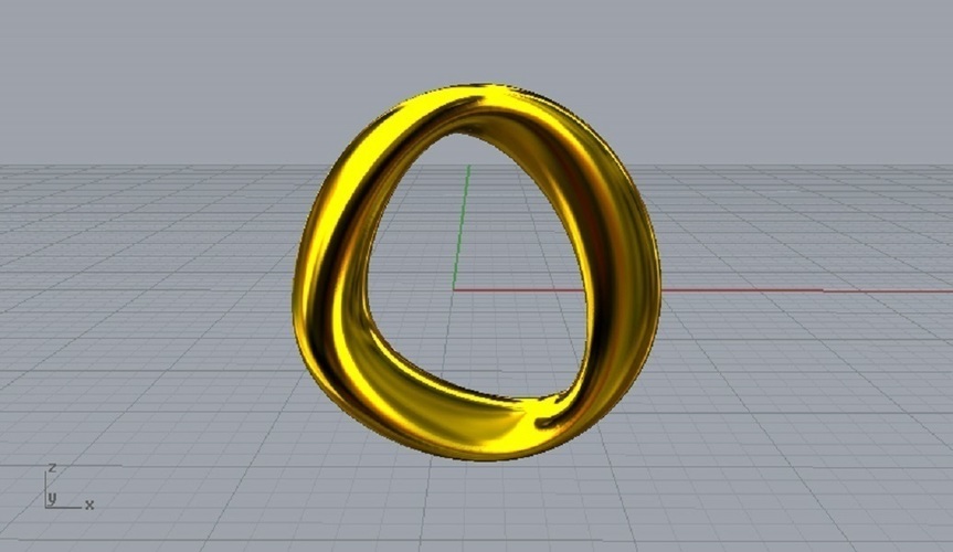 Ring Moebius 3D Print 115465