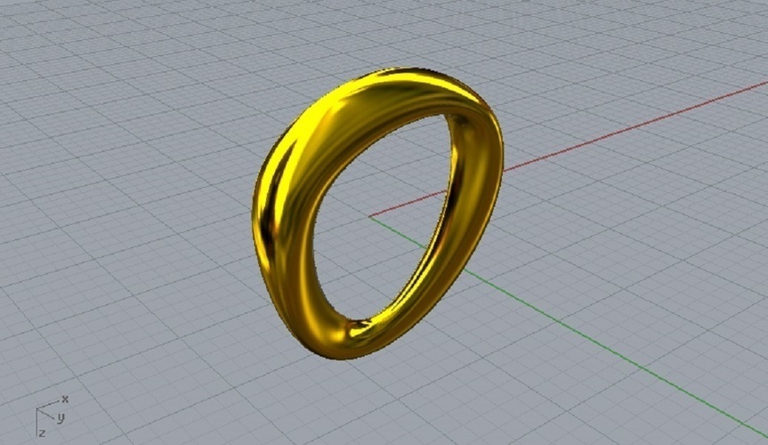 Ring Moebius 3D Print 115468