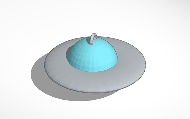 Gravity Fall Spaceship Keychain 3D prototype  3D Print 115473