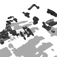 mech 01 right leg - Thumbnail 7