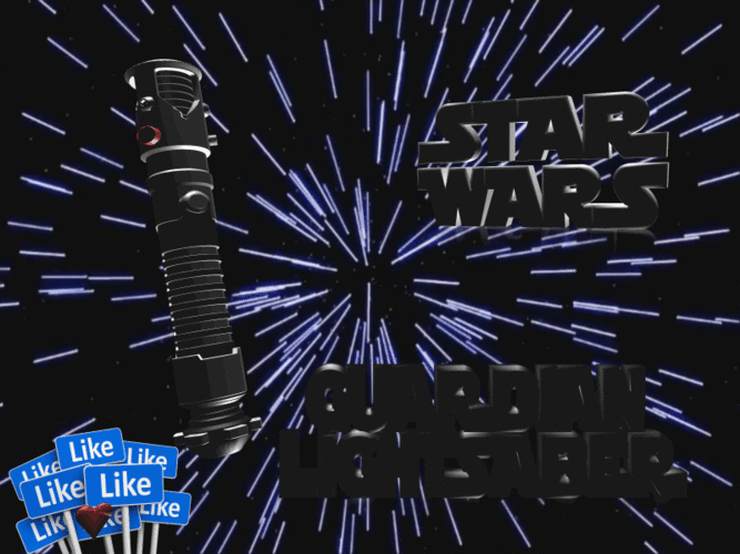 Guardian Lightsaber - Star Wars 3D Print 115698