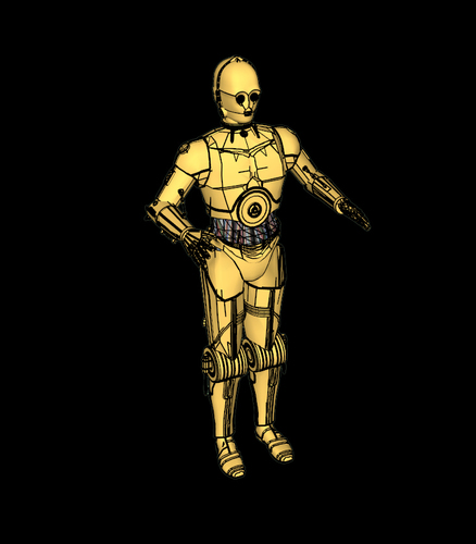C-3PO - Star Wars 3D Print 115712