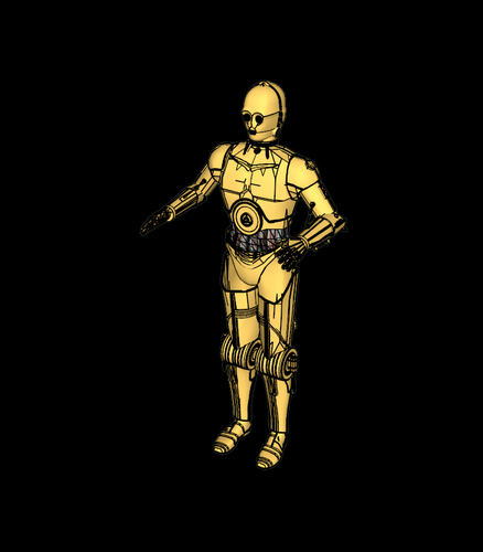C-3PO - Star Wars 3D Print 115714