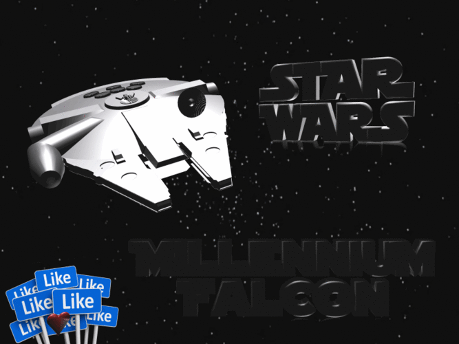 Millennium Falcon - Star Wars 3D Print 115778