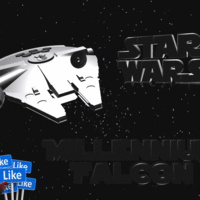 Small Millennium Falcon - Star Wars 3D Printing 115778