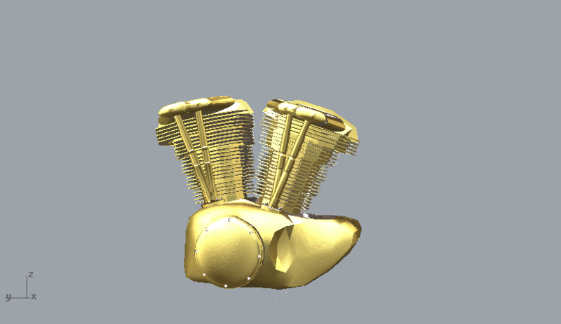 Pendant Harley Engine