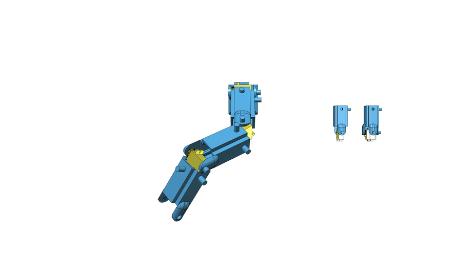 Building Block Robotic Arm Kit 3D Print 115823