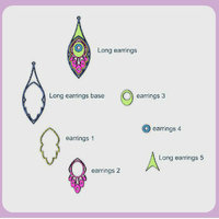 Set "Peacock Feather" - Thumbnail 7