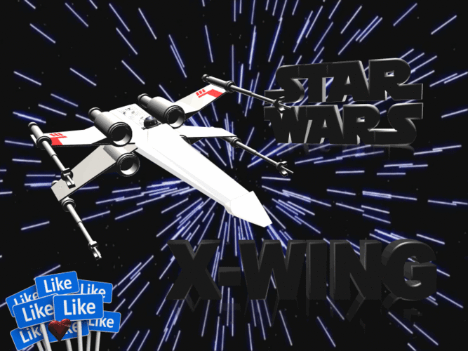 X-Wing - Star Wars 3D Print 115890