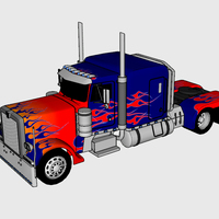 Optimus Prime & Truck - Transformers - Thumbnail 4