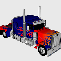 Optimus Prime & Truck - Transformers - Thumbnail 5
