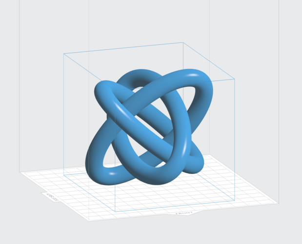 Borromean Rings 3D Print 115993