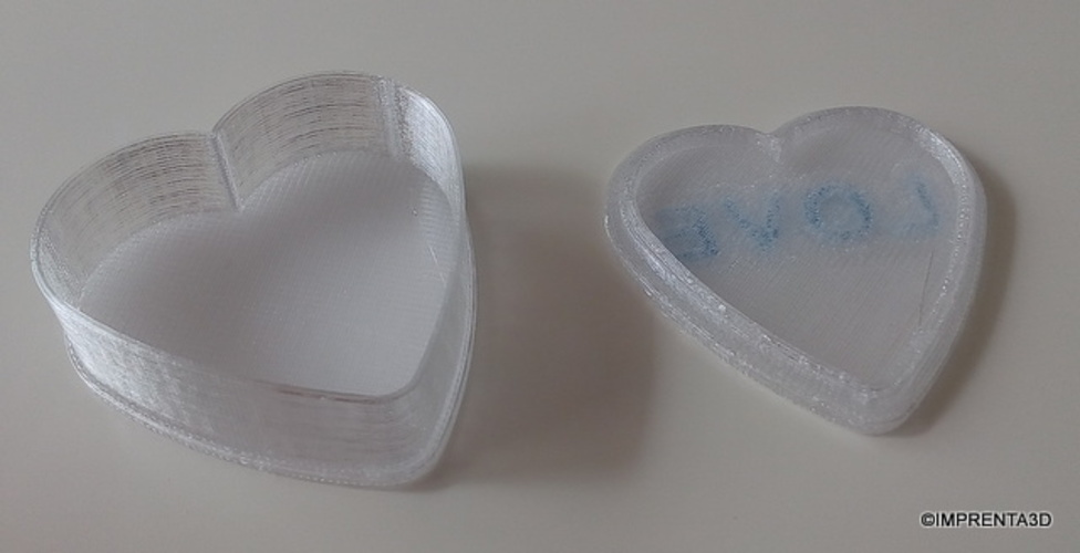Heart box with LOVE 3D Print 115994