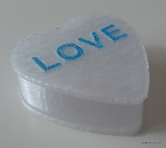 Heart box with LOVE 3D Print 115996