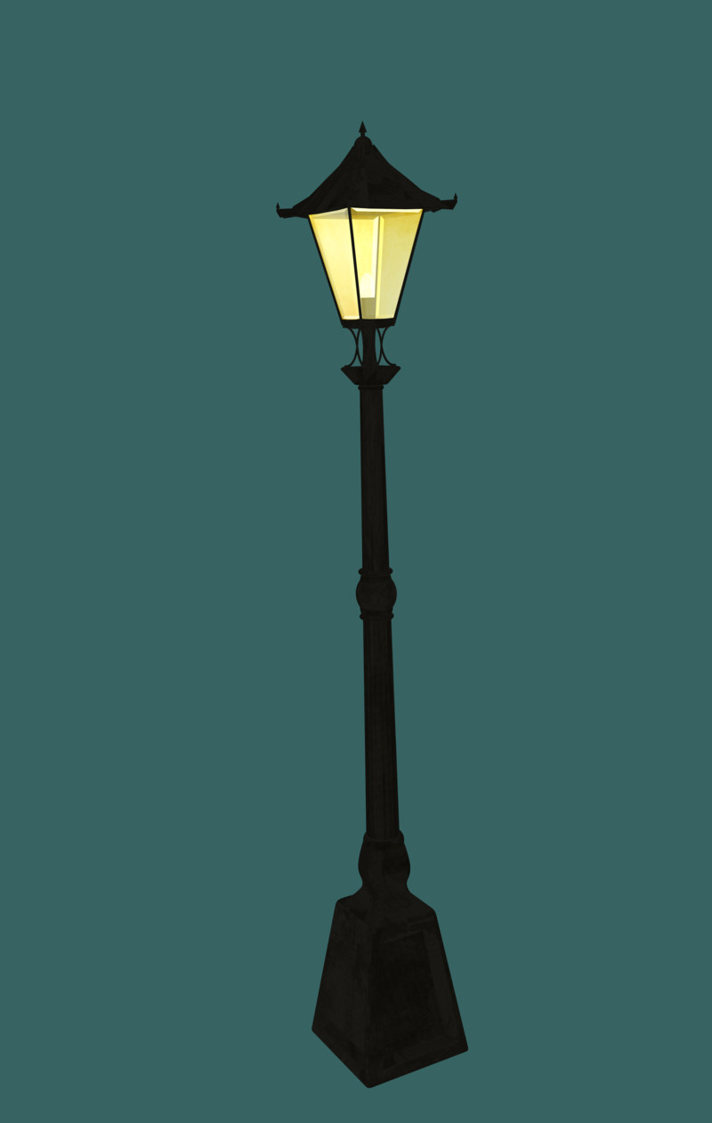 Old Street Lamp (High Detail)