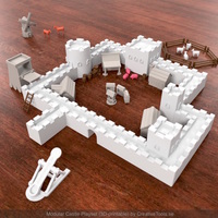 Modular Castle Playset (3D-printable) - Thumbnail 1