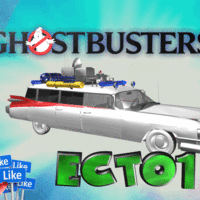 Small ECTO1 - Ghostbusters 3D Printing 116046