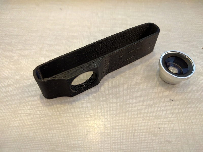 Mobile phone camera lens holder