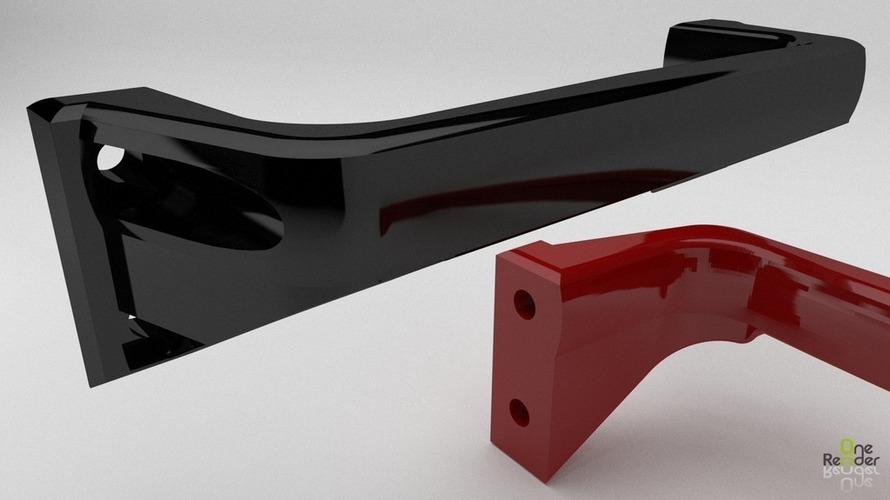 TAZ5 Handles for 20mm Extrusions, use near top left and right 3D Print 116168