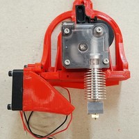 TAZ5 E3D Titan Mount Remixed with stronger back and heat insert  - Thumbnail 8