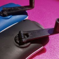 Small hand cranked flashlight replacement crank parts - Thumbnail 4