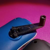 Small hand cranked flashlight replacement crank parts - Thumbnail 5
