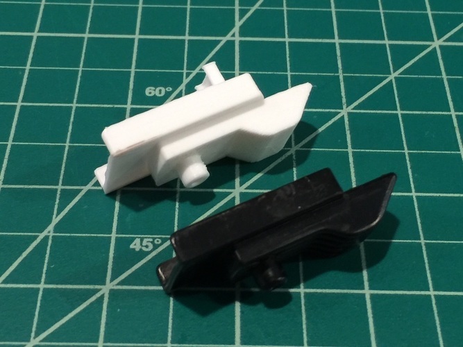 Chrysler Town and Country Stow 'n Go Latch 3D Print 116302