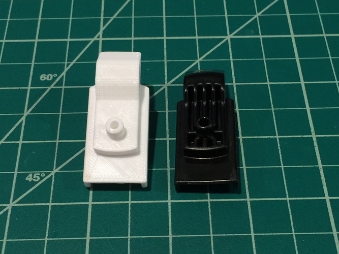 Chrysler Town and Country Stow 'n Go Latch 3D Print 116304