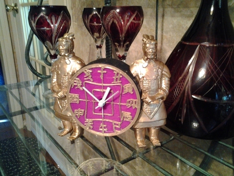 Terra Cotta Warrior Clock