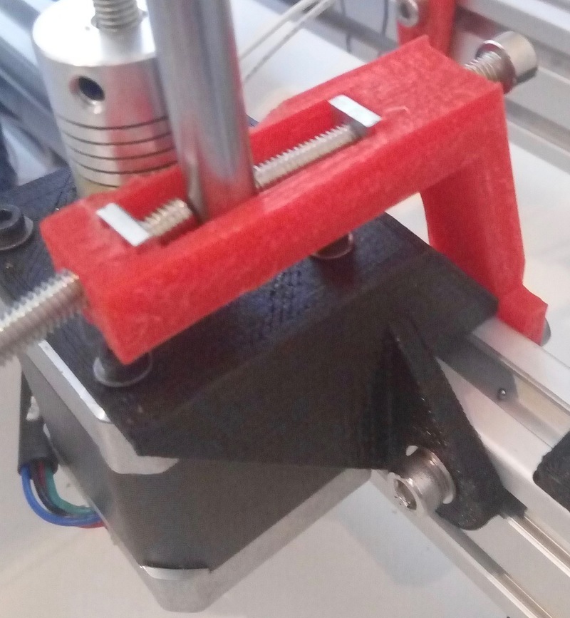 Z Axis Smooth Rod Support