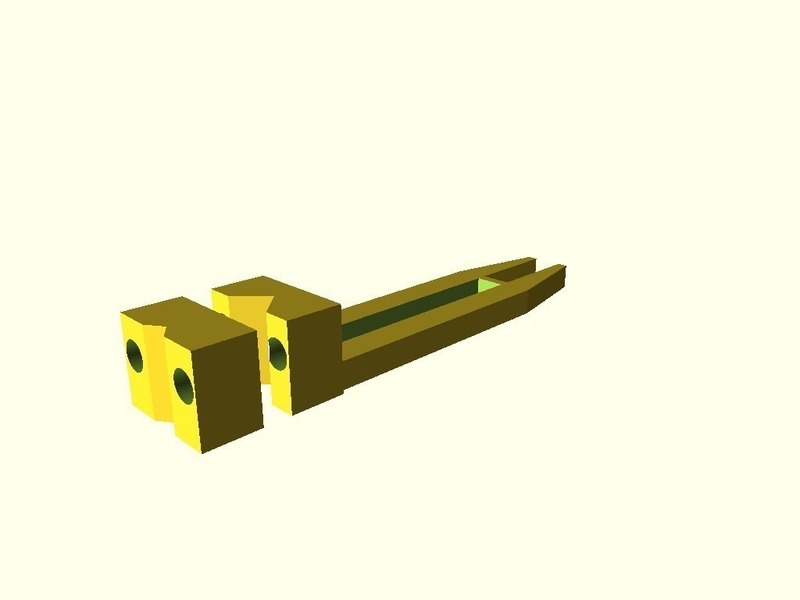 Y Axis Smooth Rod Support