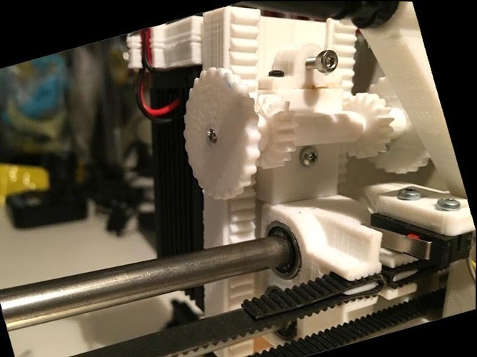 support coulissant pour laser 3dpburner 3D Print 116364